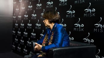 Portrait de Marnia Lazreg lors d'un événement à Misk.