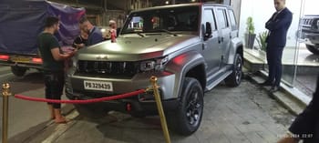 Nouveau SUV BAIC présenté lors d'un événement en Algérie.