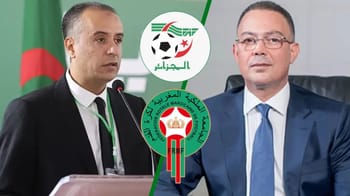 Walid Sadi et Lakjaa lors d'une réunion officielle.