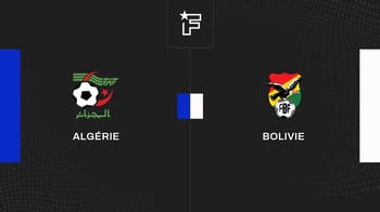 Logo des équipes nationales d'Algérie et de Bolivie.