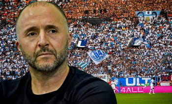 L'Algérie vire un entraîneur qui a nargué Belmadi Djamel Belmadi lors d'un match avec un public en arrière-plan.