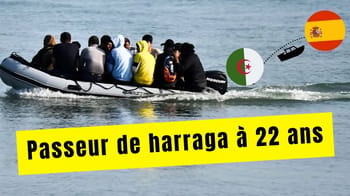 Jeune passeur algérien impliqué dans le trafic de migrants.