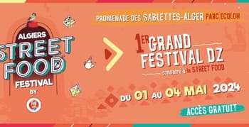 Festival de Street Food à Alger, événement culinaire en plein air.