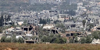 Vue d'ensemble des bâtiments détruits à Gaza après le conflit.