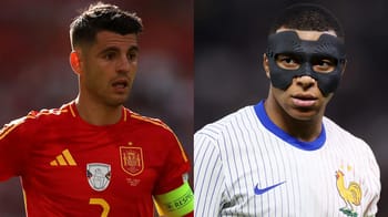 Deux joueurs de football lors du match Espagne contre France Euro 2024.