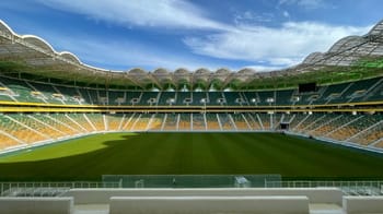 Stade de Tizi-Ouzou, nouveau stade en construction en Algérie.