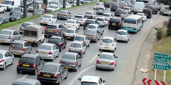 Trafic important sur la RN05 à Alger en raison de la fermeture temporaire.