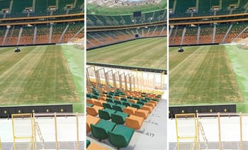 Sièges endommagés dans le stade de Tizi Ouzou, supporteurs mécontents.