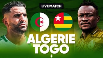 Match Algérie Togo en direct pour la qualification à la CAN 2025.