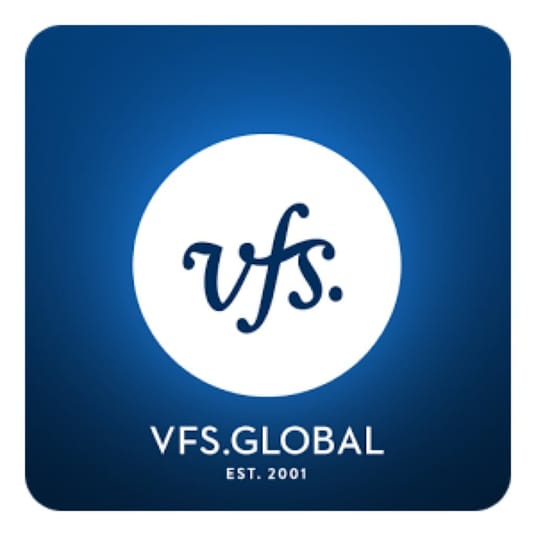 Nouvelles procédures de prise de rendez-vous visa français Logo VFS Global pour la prise de rendez-vous visa français.