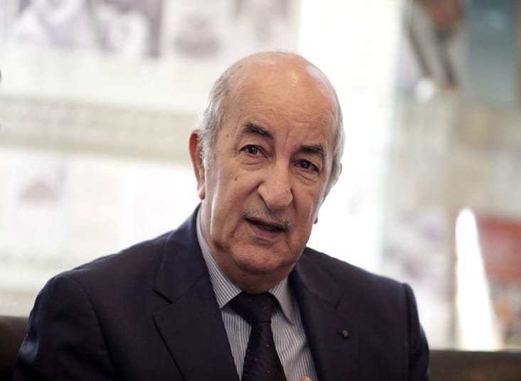 Tebboune, président algérien, condamne la politique du fait accompli.