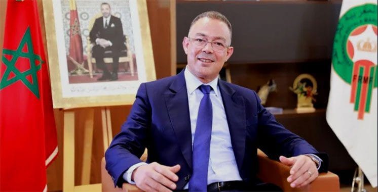 CAN U17 en Algérie : Voici le verdict du Maroc Fouzi Lekjaa souriant lors d'une rencontre officielle au Maroc.