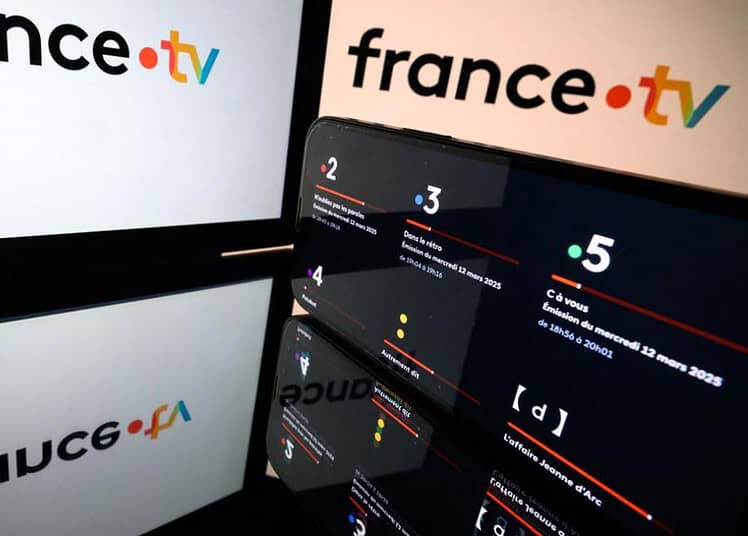 Capture d'écran de France 2 et France.tv avec logos visibles.