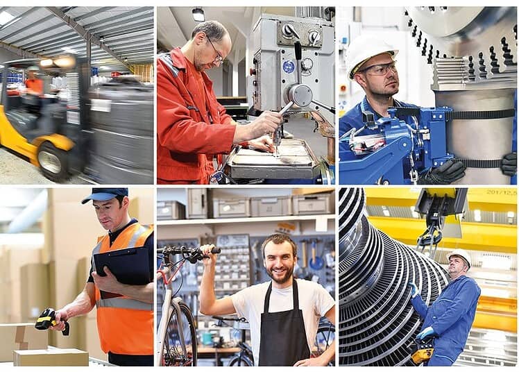 Titres de séjour métiers en tension : ce qui pourrait changer Travailleurs dans différents secteurs industriels en France.