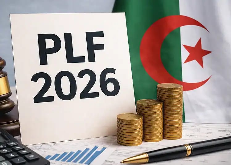 Algérie : la régularisation fiscale exclut les étrangers Plan de la fiscalité 2026 avec drapeau algérien.