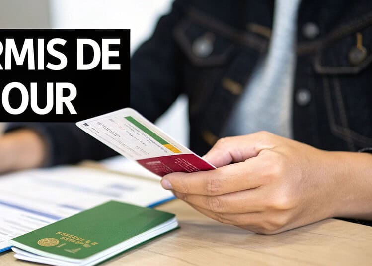 Titre de séjour : ce pays Schengen complique la donne ! Personne tenant un permis de séjour européen avec passeport et documents.