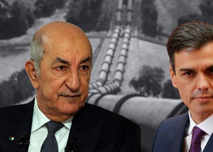 Tebboune et Sanchez lors d'une réunion diplomatique importante.