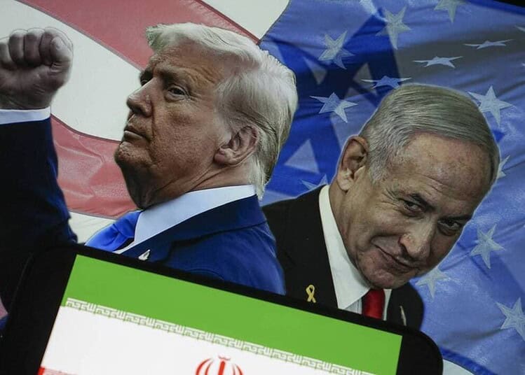 Donald Trump et Benjamin Netanyahu lors d'une réunion politique.