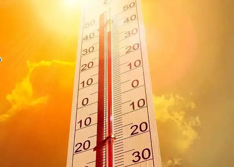 Thermomètre indiquant une forte chaleur en Algérie.