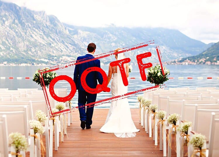 OQTF annulée : comment cet Algérien a gagné face à la justice Homme en costume regardant un lac avec un décor de mariage.