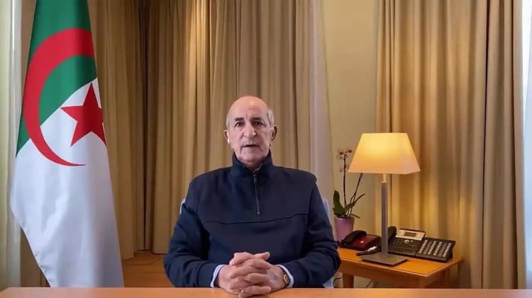 ON RECONFINE TOUTE L'ALGERIE ! Abdelmadjid Tebboune lors d'une déclaration officielle en Algérie.