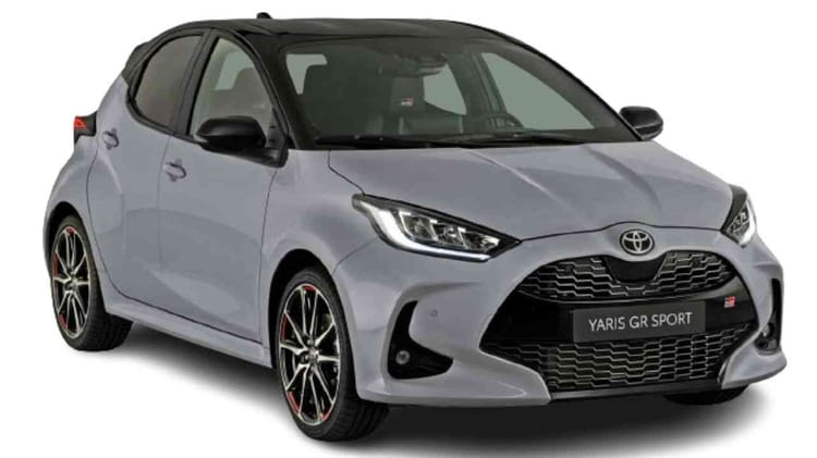 Voiture compacte Toyota Yaris GR Sport, design moderne et sportive.