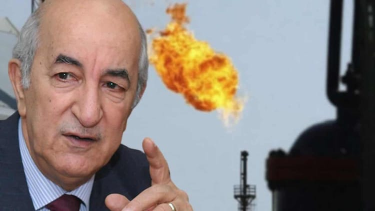 Les chiffres du gaz révèlent des mensonges Homme politique avec flamme de gaz en arrière-plan.