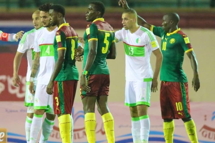 Rejouer match Algérie-Cameroun : Voici le nouveau communiqué de la FAF Joueurs de l'équipe nationale d'Algérie et du Cameroun sur le terrain.