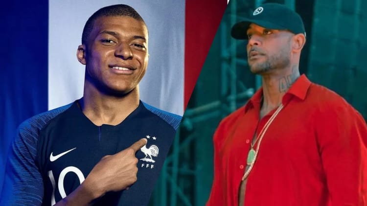 Le rappeur Booba s'en prend violemment à Kylian Mbappé... Kylian Mbappé et Booba lors d'une rencontre médiatique.