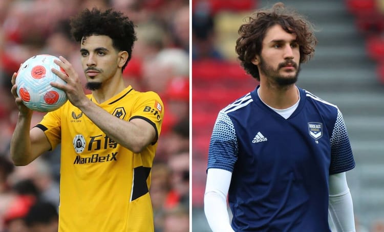 Algérie : Yacine Adli et Rayan Aït-Nouri annoncés chez les fennecs, voici la réponse de Belmadi Yacine Adli et Rayan Aït-Nouri lors d'un match de football.