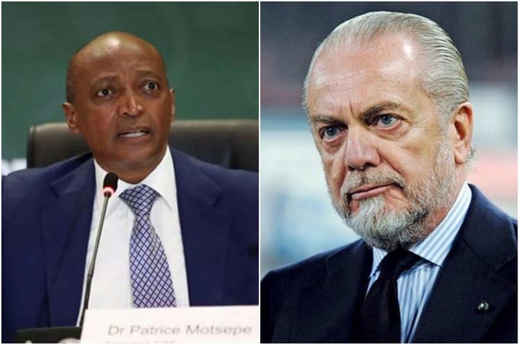 Affaire De Laurentiis : La CAF se dit conternée et dénonce des propos "irresponsables" Deux hommes en discussion lors d'un débat public en Afrique du Nord.