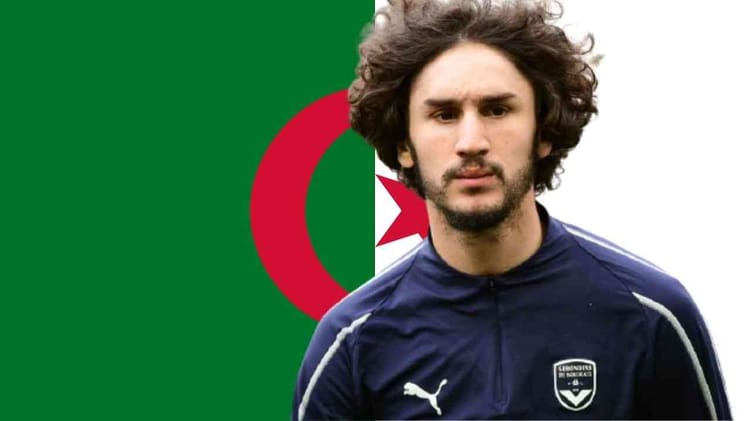 Euro 2024 : Didier Deschamps laisse Yacine Adli sur le carreau ! Yacine Adli porte le maillot de l'équipe nationale algérienne.