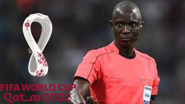 Arbitre en action lors de la Coupe du Monde Qatar 2022.