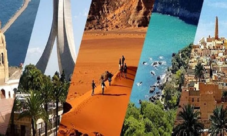 Voyage Algérie : les conseils d’une touriste française Paysages d'Algérie avec villes, désert, mer et montagnes.