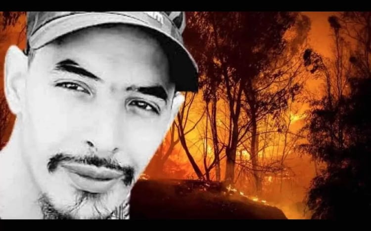 Urgent. Algérie: l’énorme révélation sur l’Affaire Djamel Bensmail Incendie forestier en Algérie avec un homme en premier plan.