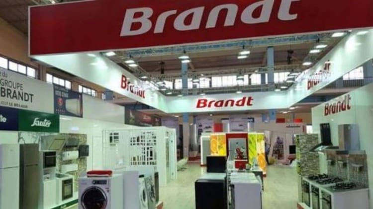 Magasin Brandt avec appareils électroménagers modernes.
