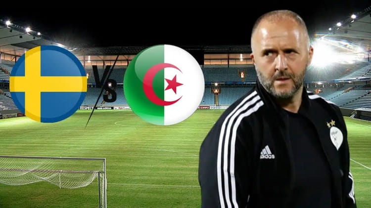 Algérie-Suède : Belmadi évoque ses attentes Djamel Belmadi en tenue d'entraînement dans un stade vide.