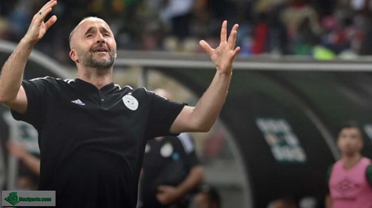 Belmadi prêt à quitter l'équipe d'Algérie ? Belmadi, entraîneur de football, exprimant une émotion forte.