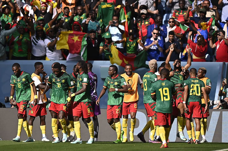 CDM 2022: Le Cameroun à l'assaut du Brésil... Le programme ! Équipe du Cameroun lors d'un match de la Coupe du Monde 2022.