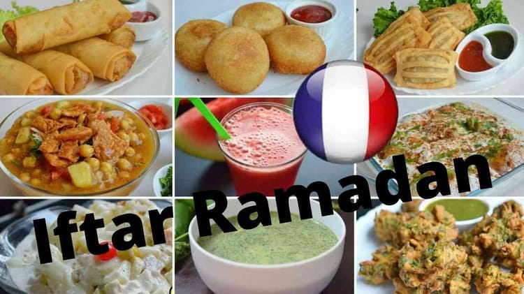 Manzil Paris: Ce restaurant Parisien propose un iftar à 1 euro Assortiment de spécialités françaises pour l'iftar au Ramadan.
