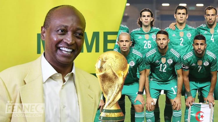 La folle promesse de Patrice Motsepe : “l'Algérie sera en Coupe du Monde” Patrice Motsepe avec équipe nationale algérienne de football.