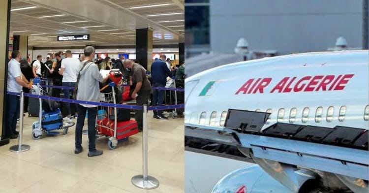 Air Algérie facilite la vie aux voyageurs avec cette nouvelle plateforme Passagers à l'aéroport avec Air Algérie, attente et préparation de vol.