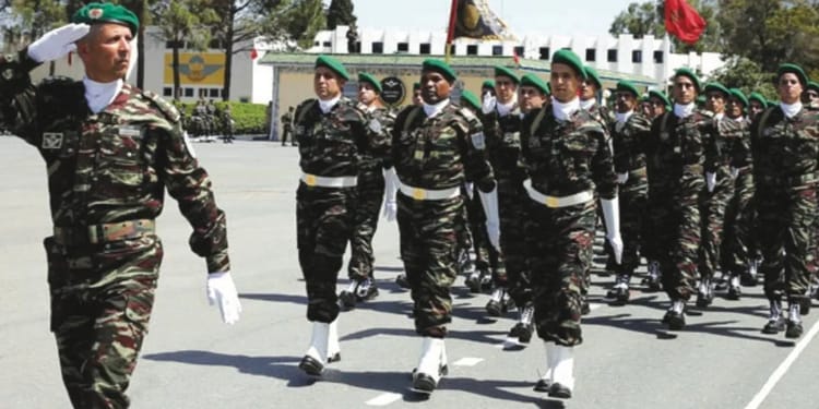 Soldats en uniforme lors de l'exercice militaire Flintlock 2023.
