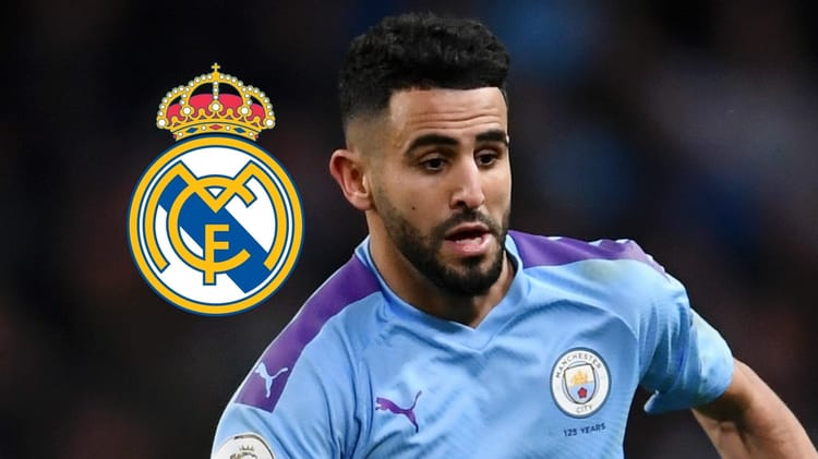 Mahrez proche du Real Madrid ? Riyad Mahrez en action avec Manchester City lors d'un match.