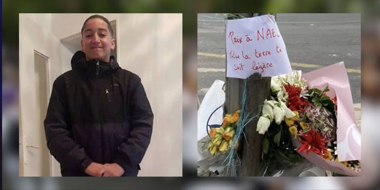 Mort de Nahel en France : nouveau rebondissement dans l'affaire Fleurs et message en hommage à Nahel, victime en France.