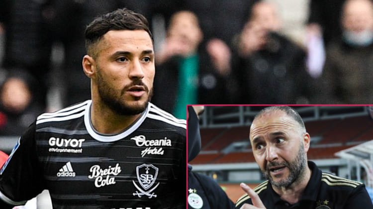 Equipe d’Algérie :Youcef Belaili envoie un message poignant à Belmadi Youcef Belaili lors d'une rencontre sportive sous pression de l'entraîneur Djamel Belmadi.