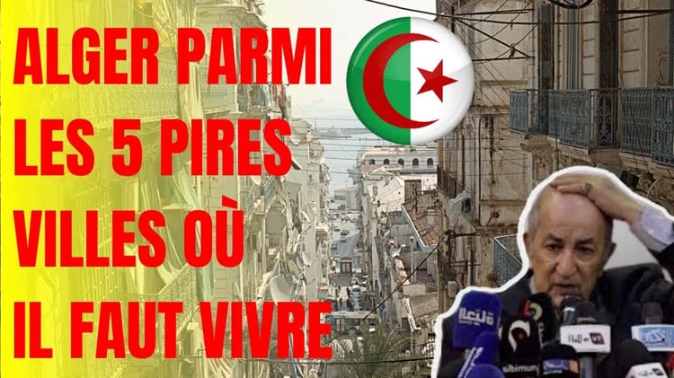 Alger, une ville avec des défis urbains importants.