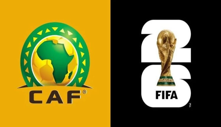Logos de la CAF et FIFA pour la Coupe du Monde 2026.
