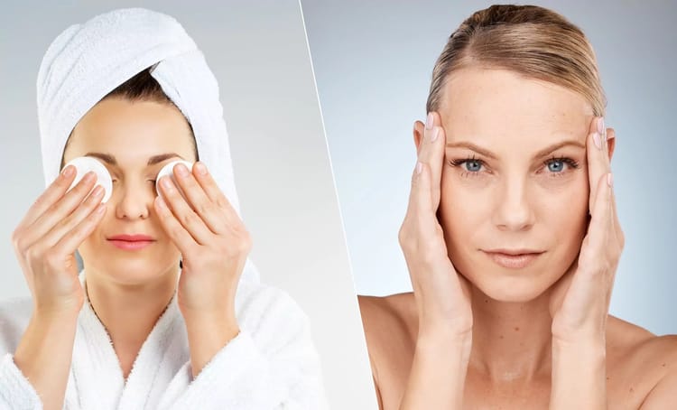 Découvrez les habitudes nocives qui accélèrent le vieillissement de la peau Femme appliquant un soin du visage, routine beauté anti-âge.