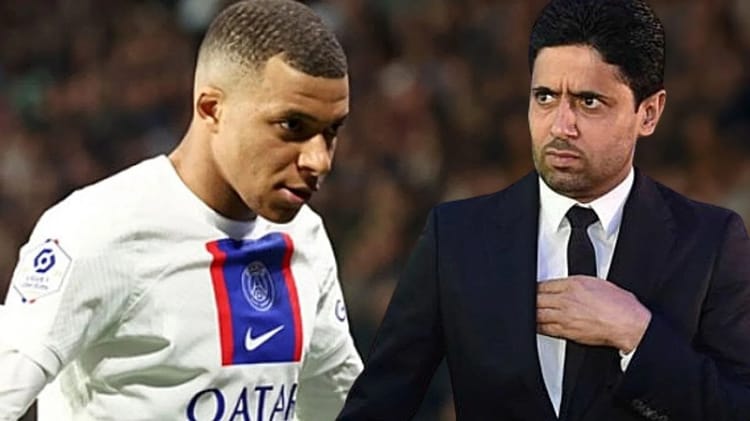 Kylian Mbappé et Nasser Al Khelaifi lors d'un conflit public.